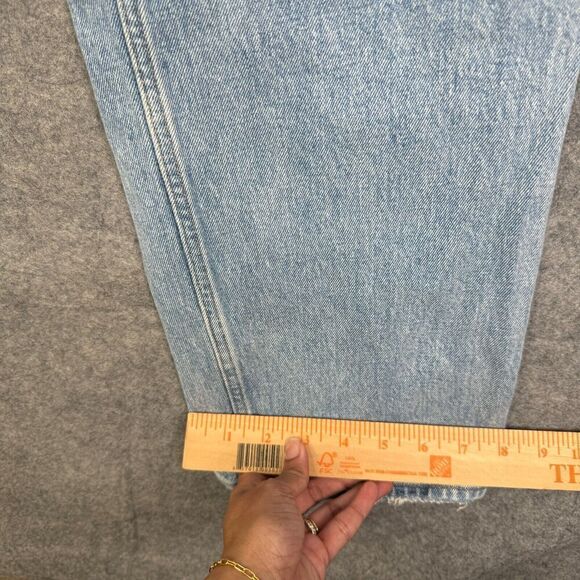 Abercrombie & Fitch 90s Straight Ultra High Rise Jeans Women 34 / 18L - Picture 7 of 12